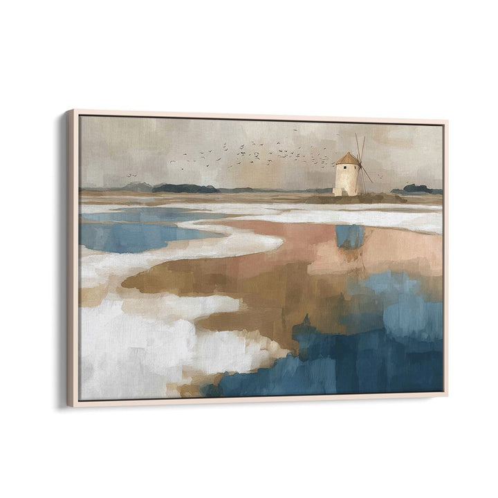 WINDMILL OVER SHALLOW WATERS