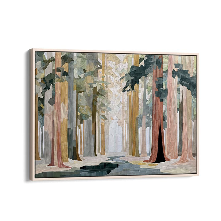 REDWOOD FOREST WITH TOWERING TRUNKS