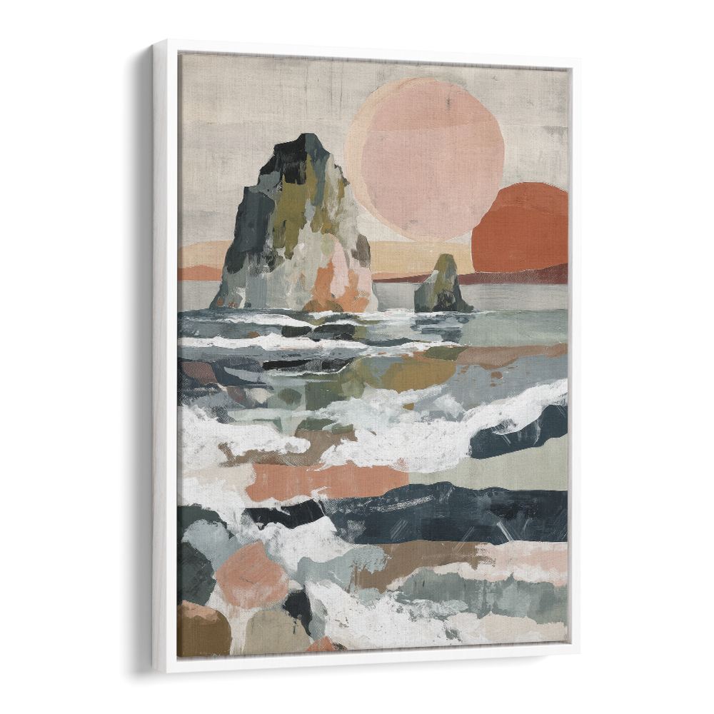 SEA STACK AT SUNSET