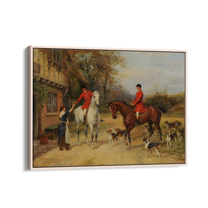 THE HUNTSMEN'S DEPARTURE