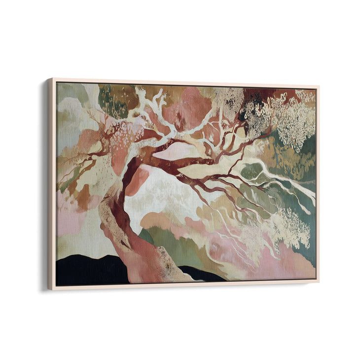 WINDSWEPT TREE WITH FLOWING BRANCHES