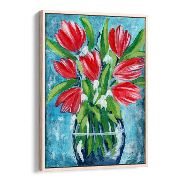 VIBRANT RED TULIPS