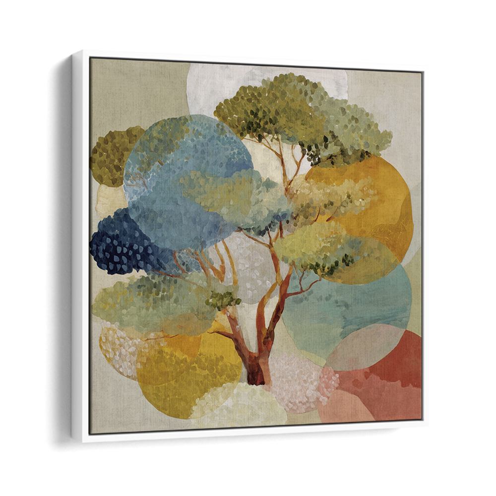 OAK WITH GEOMETRIC CIRCLES