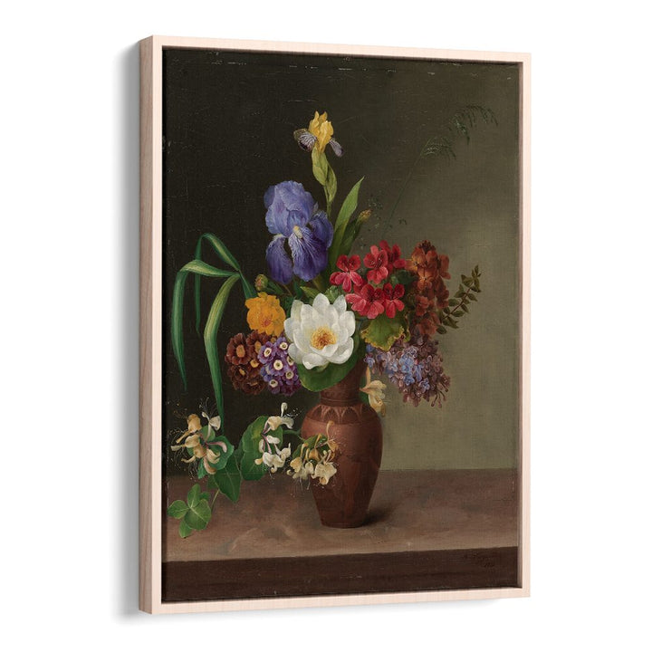 GREEK STYLE VASE WITH IRIS