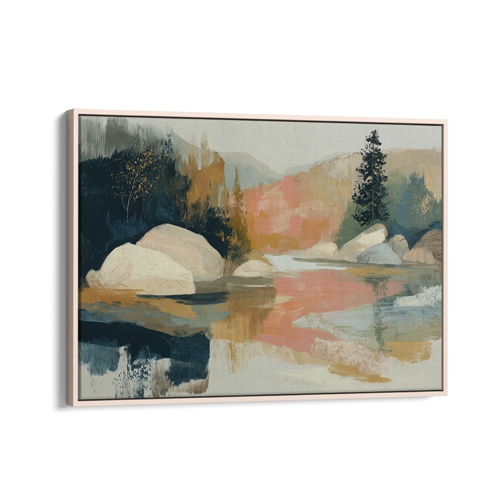 LAKE TAHOE SUNSET WITH GRANITE BOULDERS