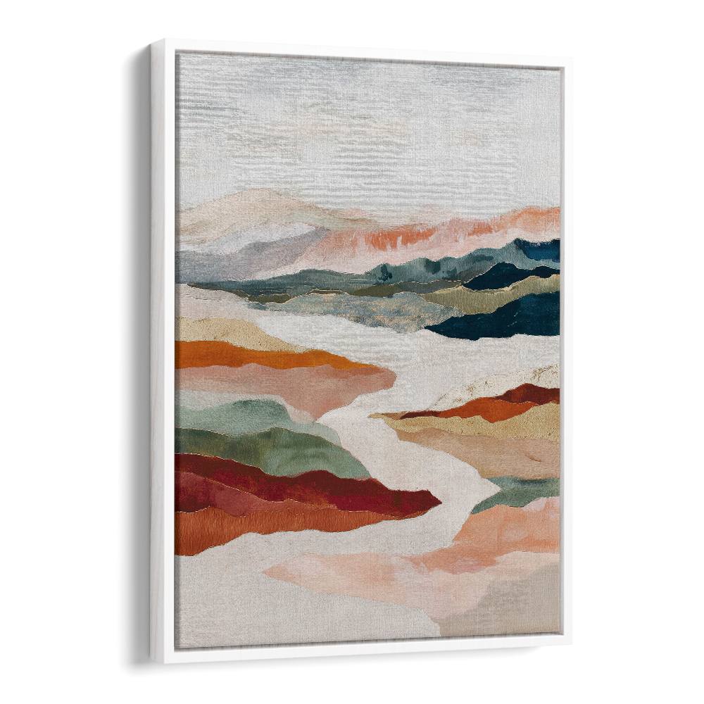 MOUNTAIN VALLEY WITH FLOWING RIVER