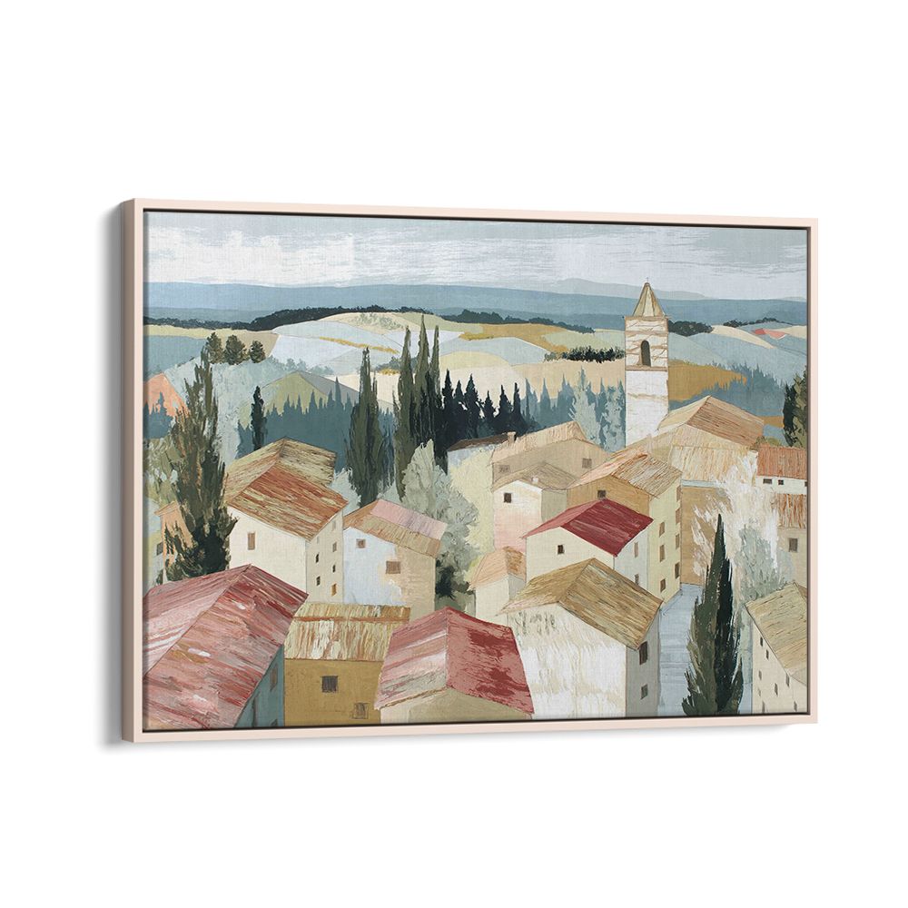 VILLAGE ROOFTOPS IN TUSCANY