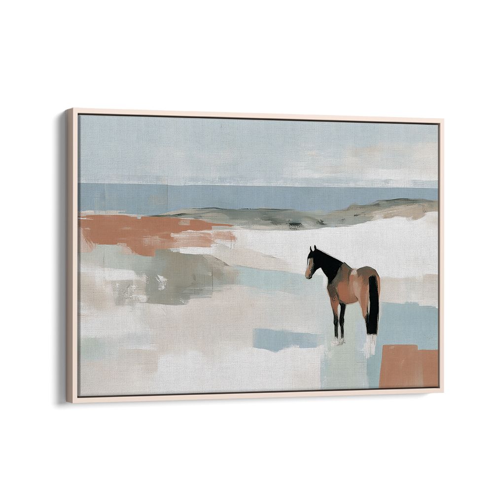 SOLITARY HORSE IN LANDSCAPE