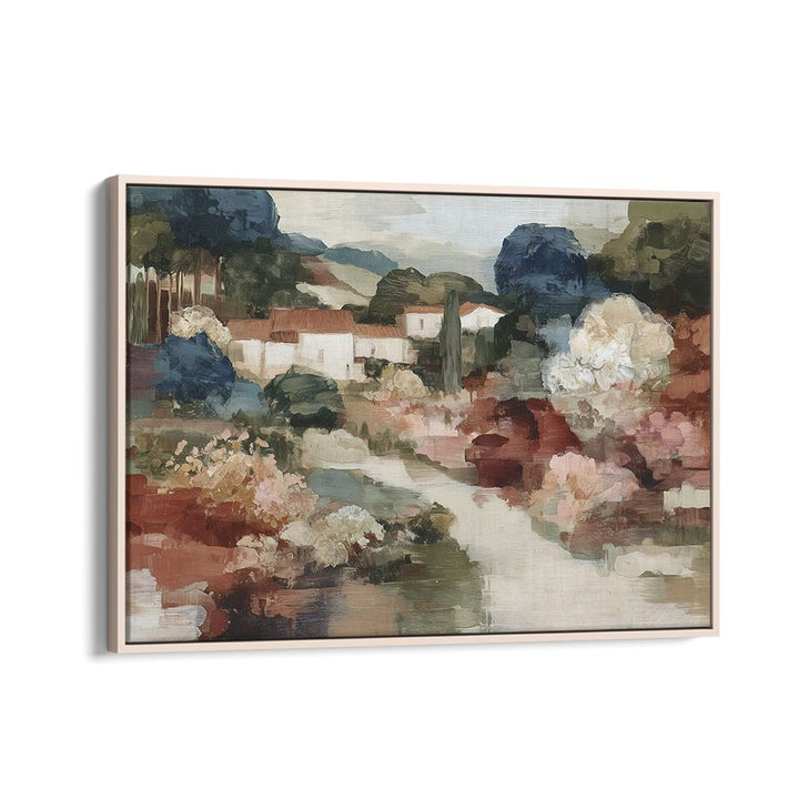 TUSCAN VILLAGE WITH WINDING PATH