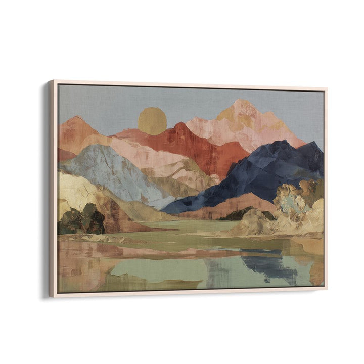 MOUNTAIN LAKE MIRROR REFLECTION