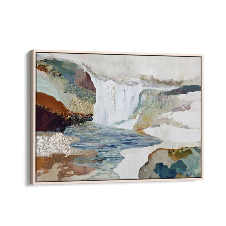 WATERFALL WITH GOLD ACCENTS