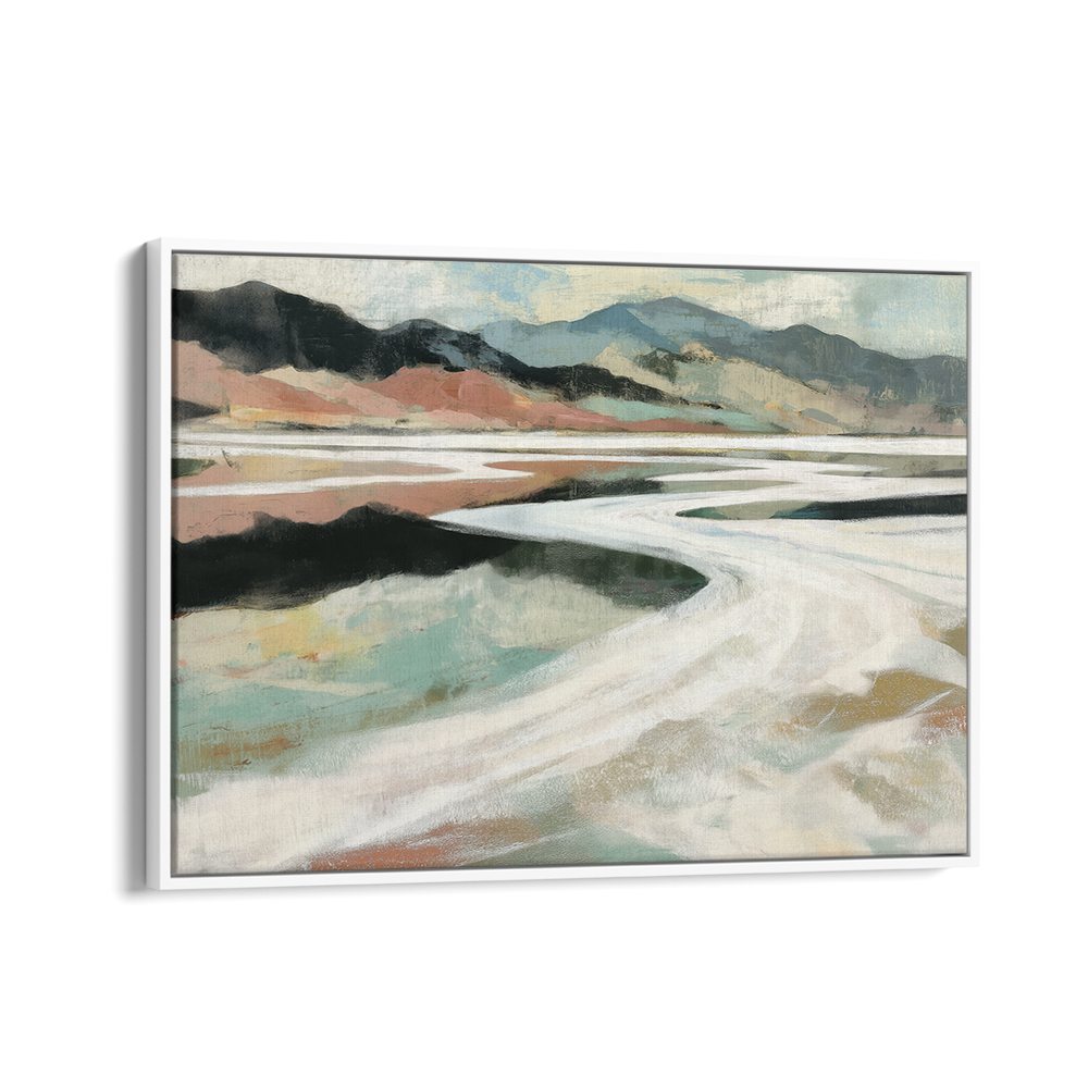ABSTRACT DESERT SALT FLATS