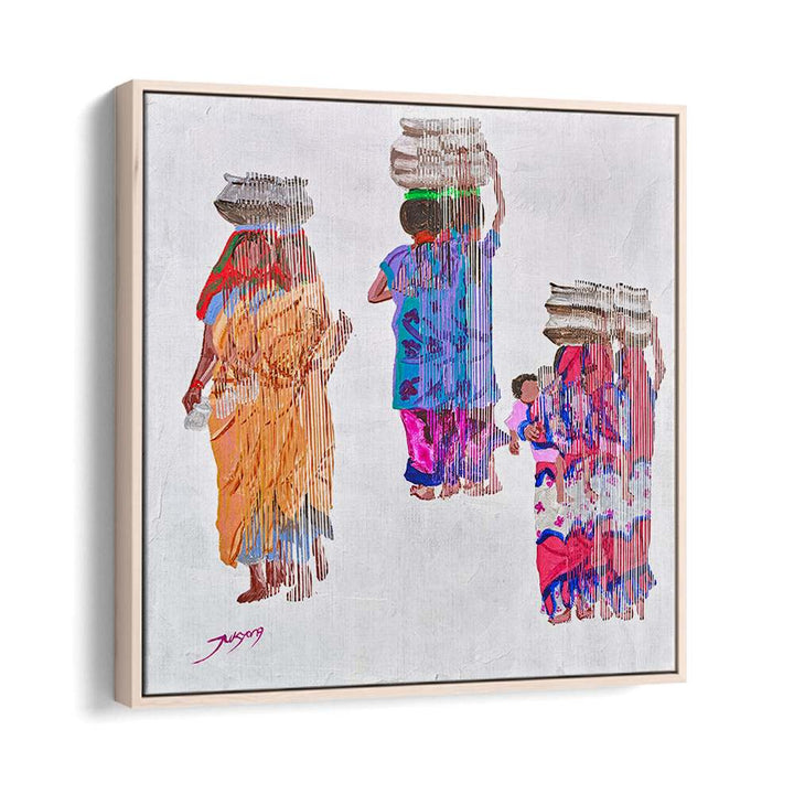 VIBRANT CARRYING WOMEN