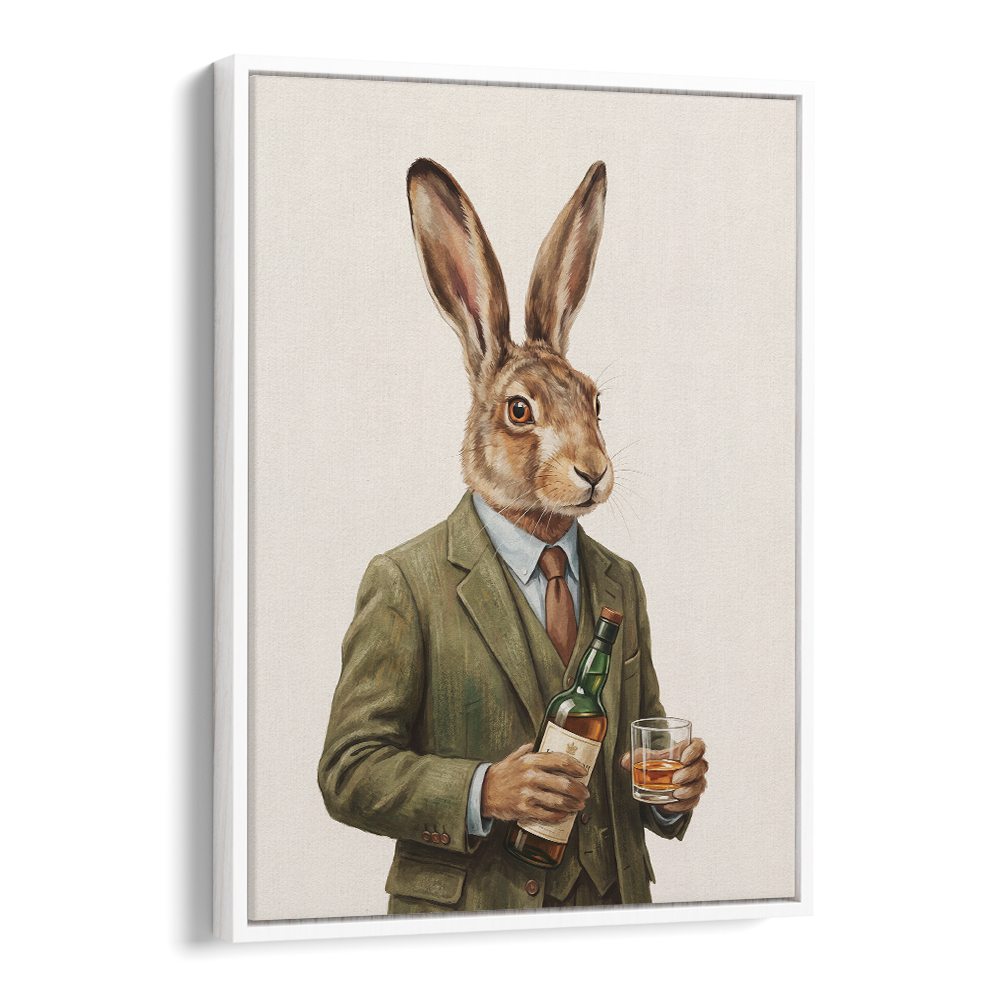 DAPPER HARE WITH WHISKEY