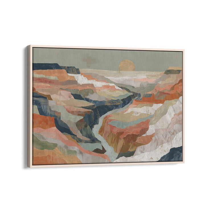 LAYERED CANYON AT SUNSET