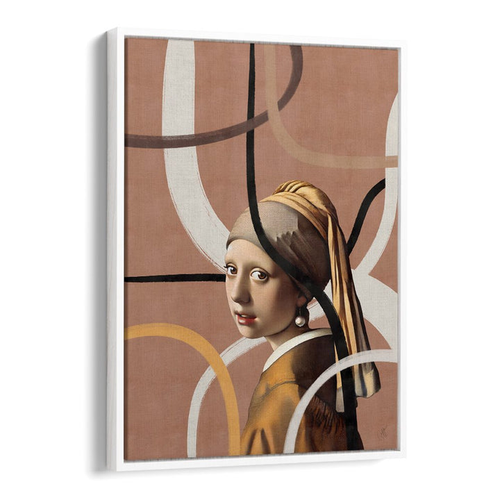 MODERN PEARL EARRING PORTRAIT
