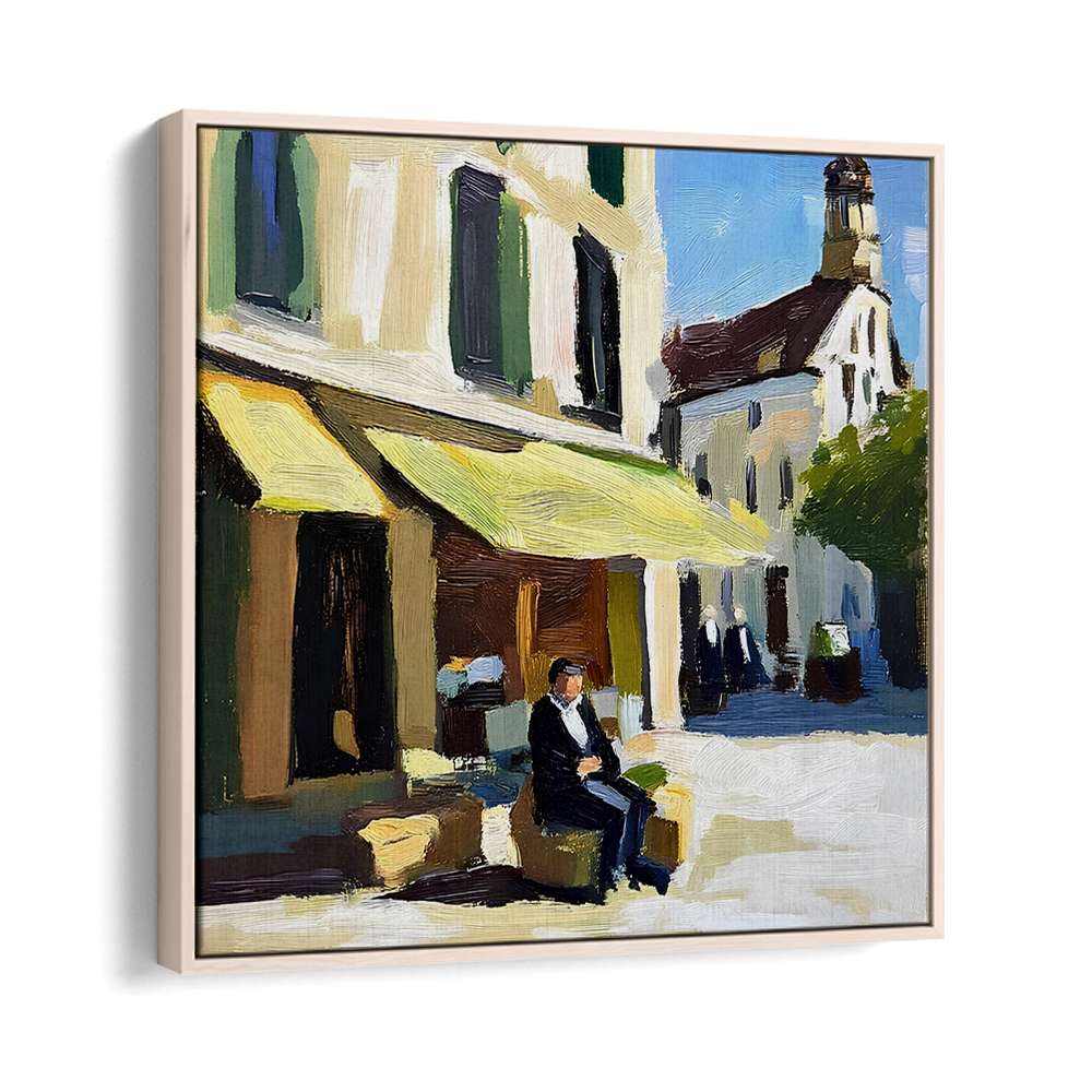 MAN AT SUNNY CAFE
