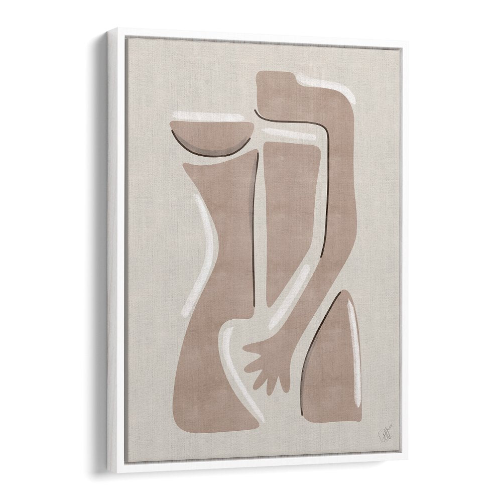 WOMAN V - PANTONE 2025 MOCHA MOUSSE