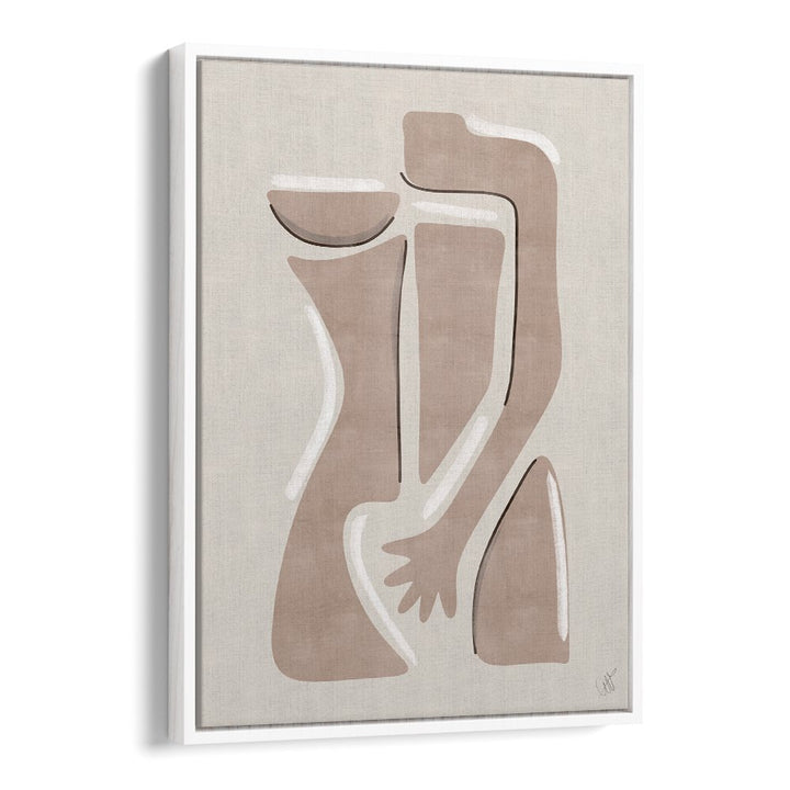 WOMAN V - PANTONE 2025 MOCHA MOUSSE