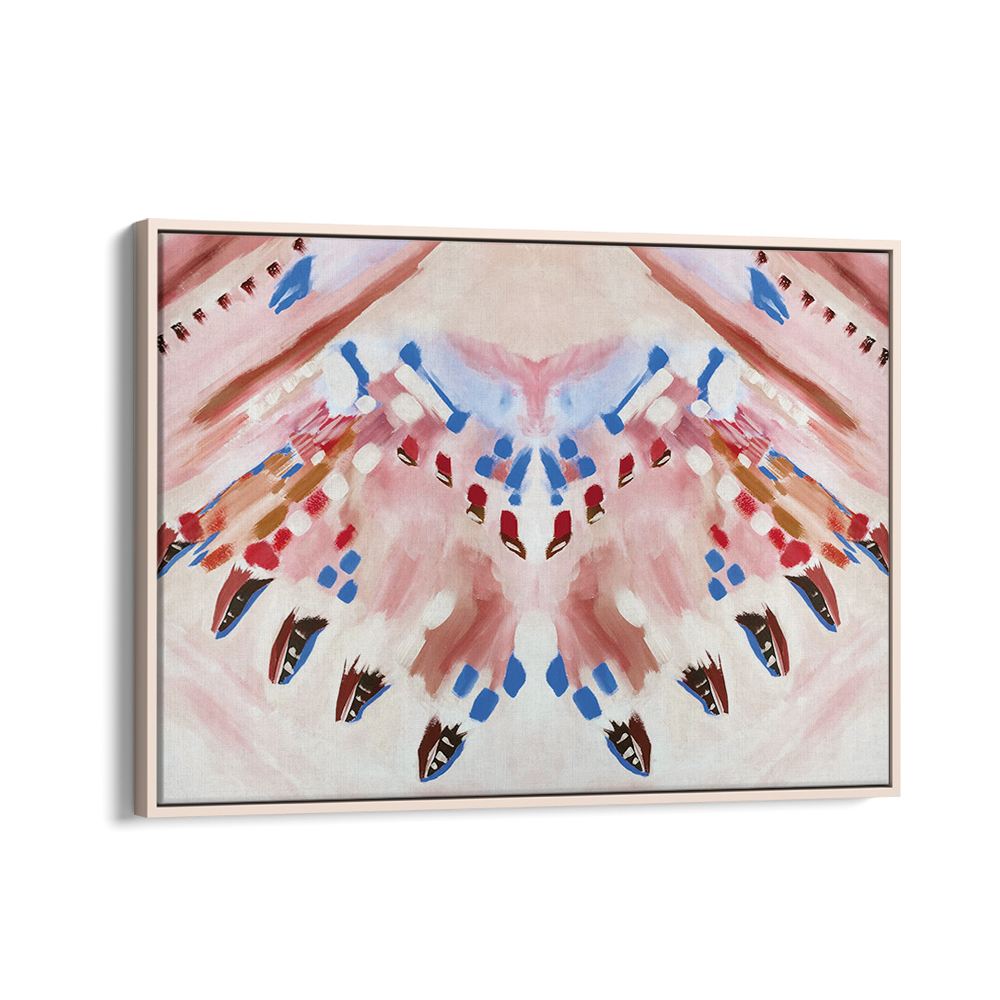 BLUSH BLUE BRUSHSTROKES