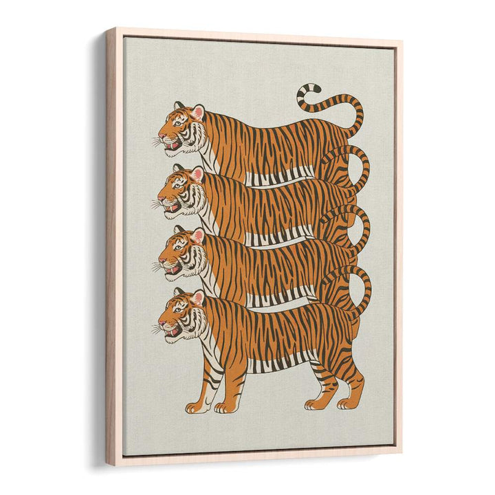 FOUR STACKED TIGERS