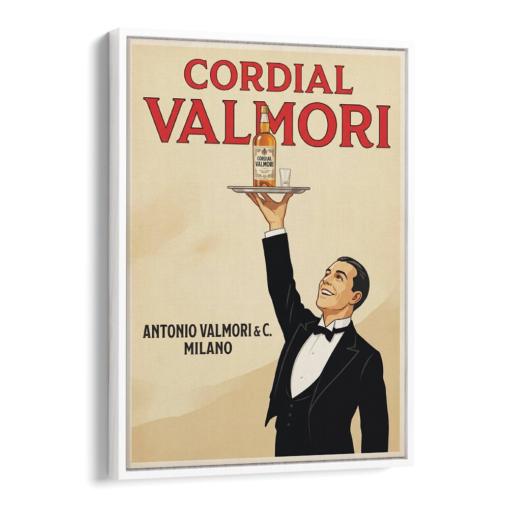 ELEGANT WAITER CORDIAL AD