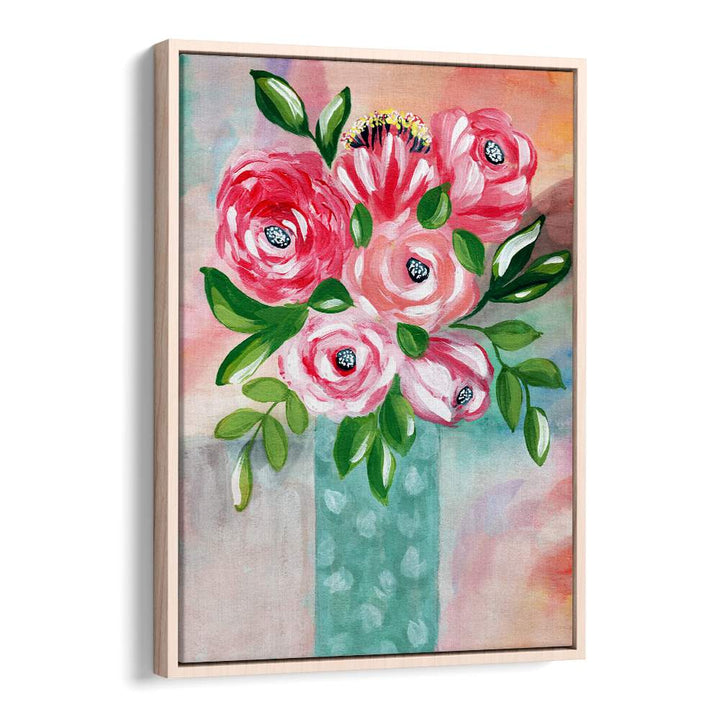 VIBRANT PINK FLOWERS VASE