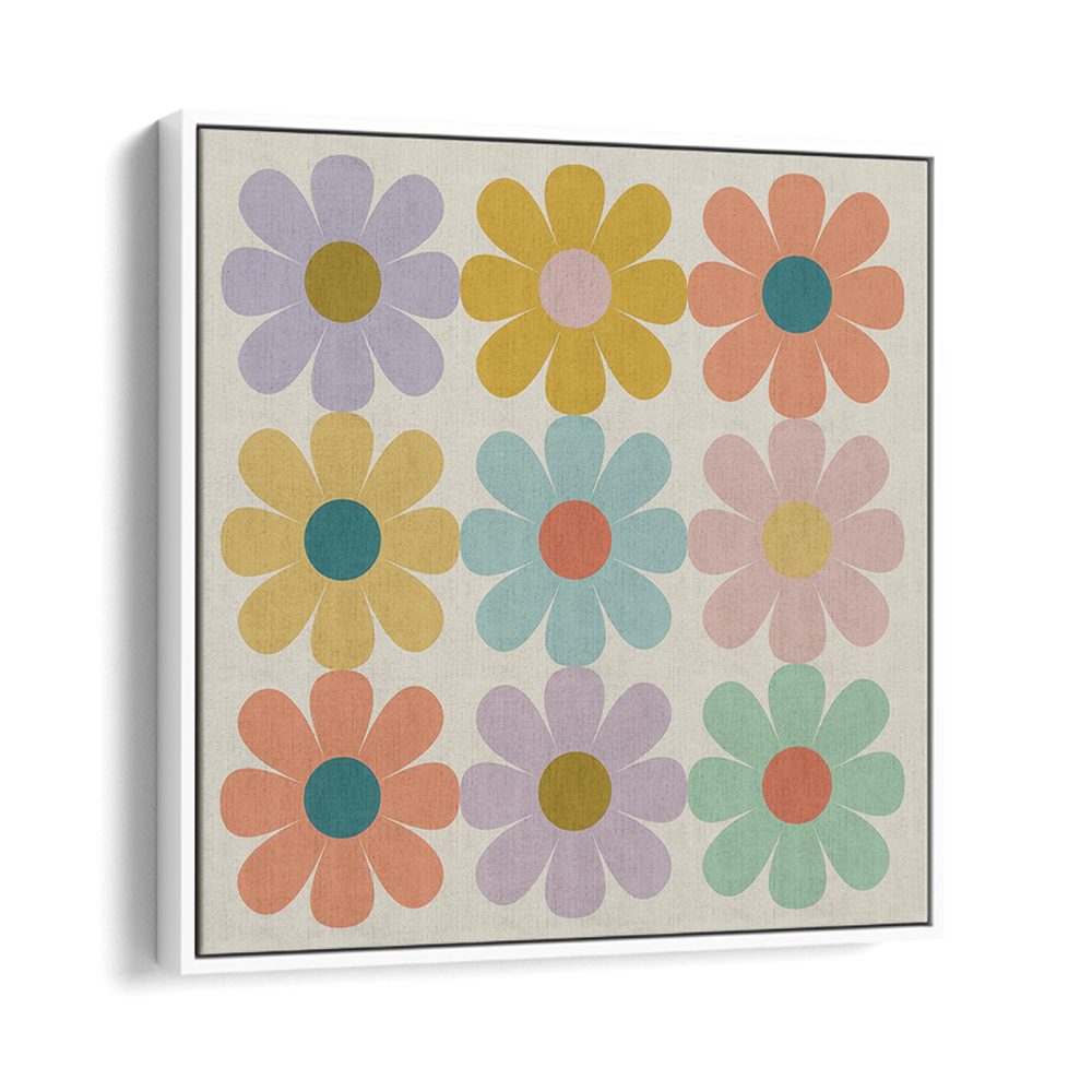 GROOVY PASTEL DAISIES I