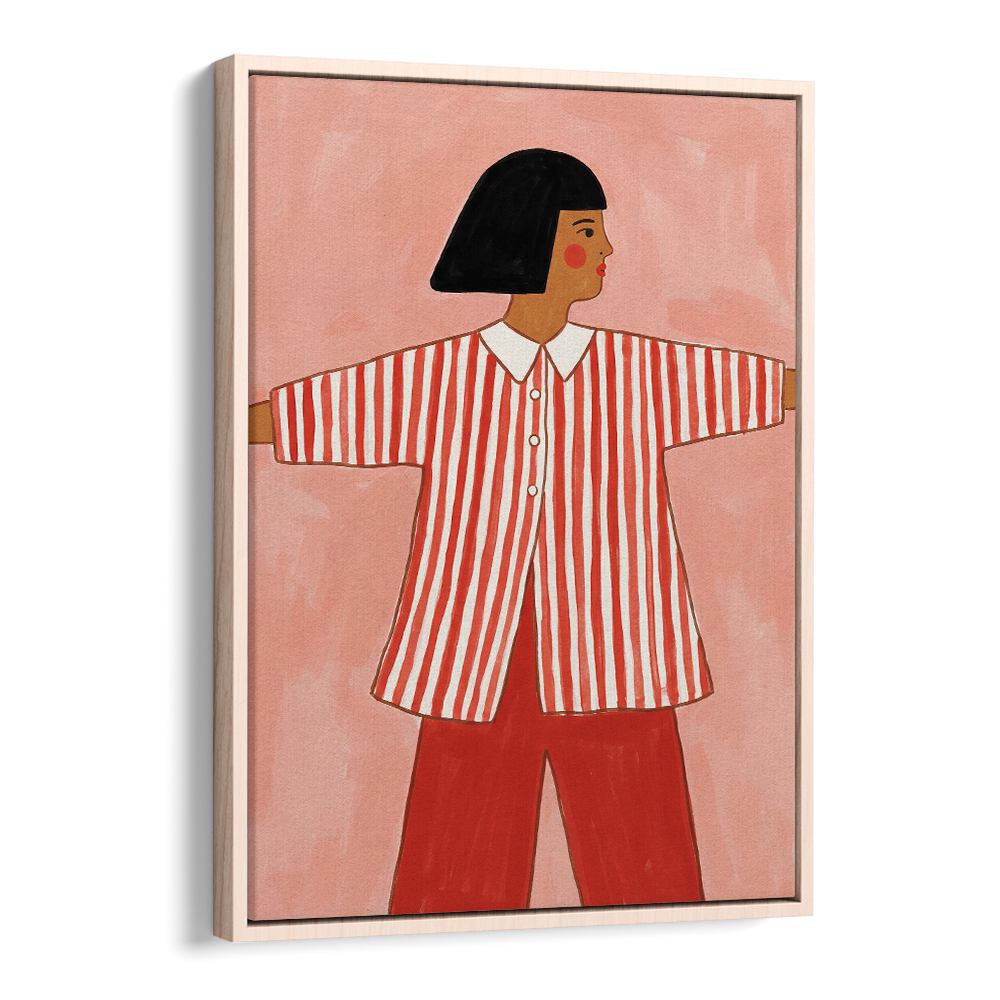 STYLISH STRIPED WOMAN