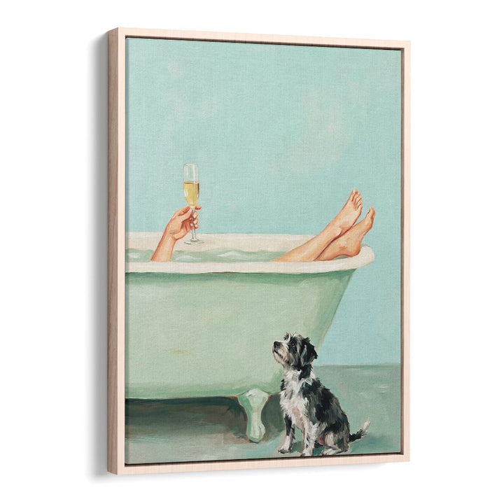 BATH TIME CHAMPAGNE DOG