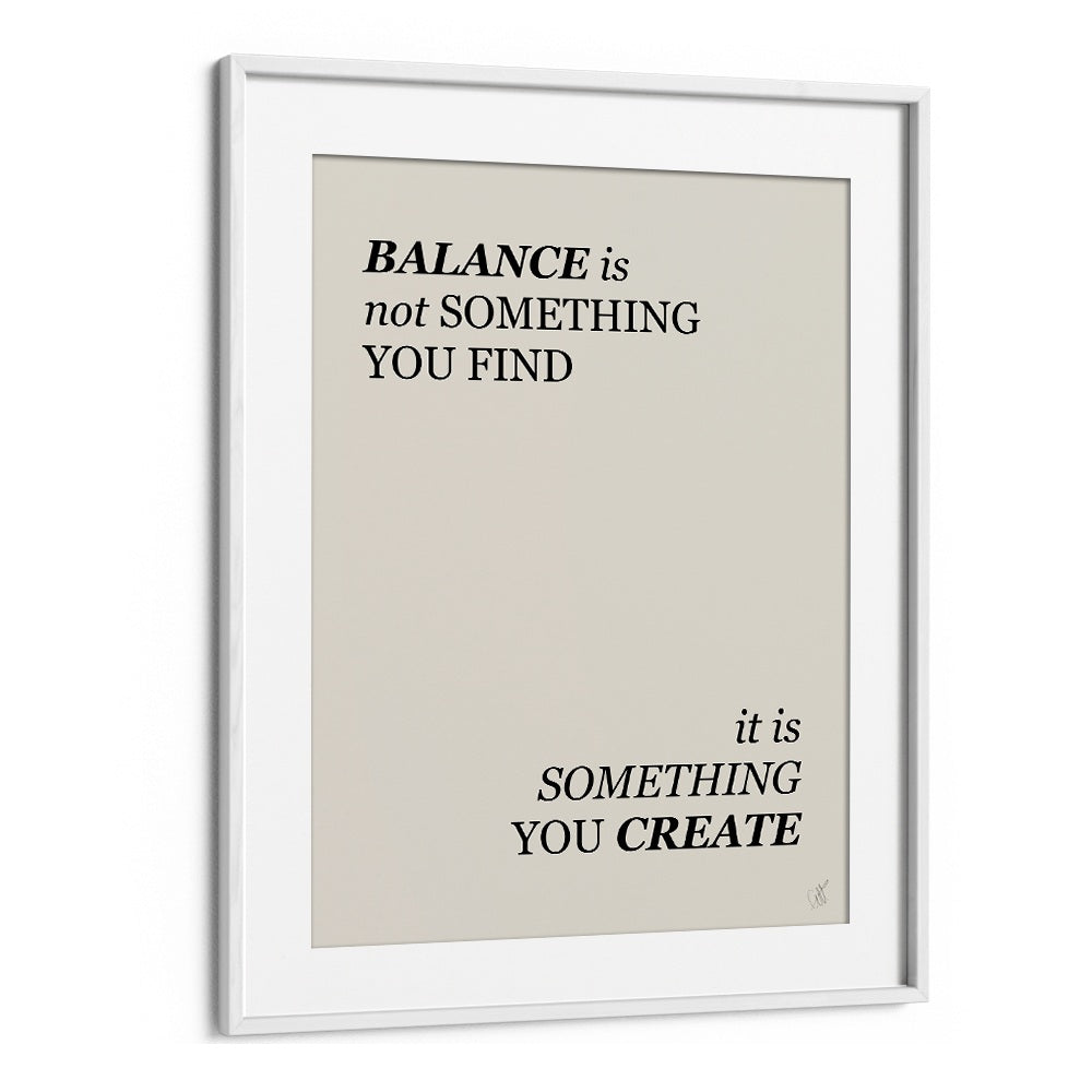 BALANCE IS CREATED