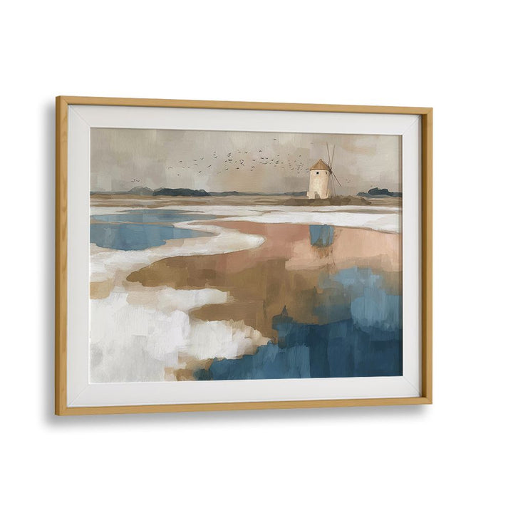 WINDMILL OVER SHALLOW WATERS
