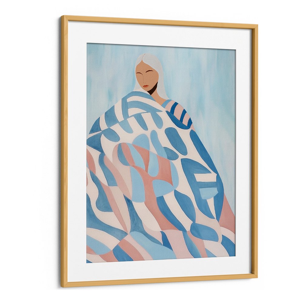 SERENE PATTERNED WOMAN