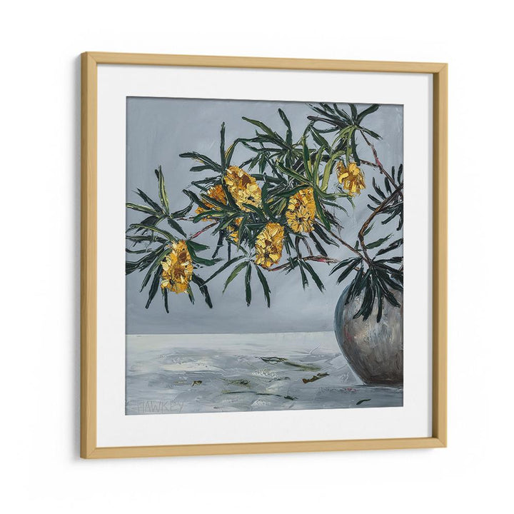YELLOW BANKSIA STILL LIFE