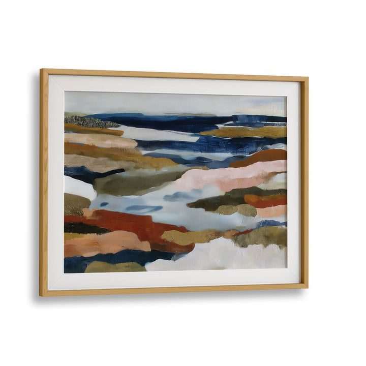 COASTAL HORIZON WITH GOLD ACCENTS