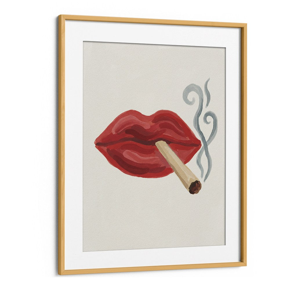 SMOKING RED LIPS
