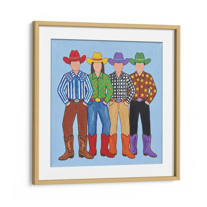 FOUR COLORFUL COWBOYS
