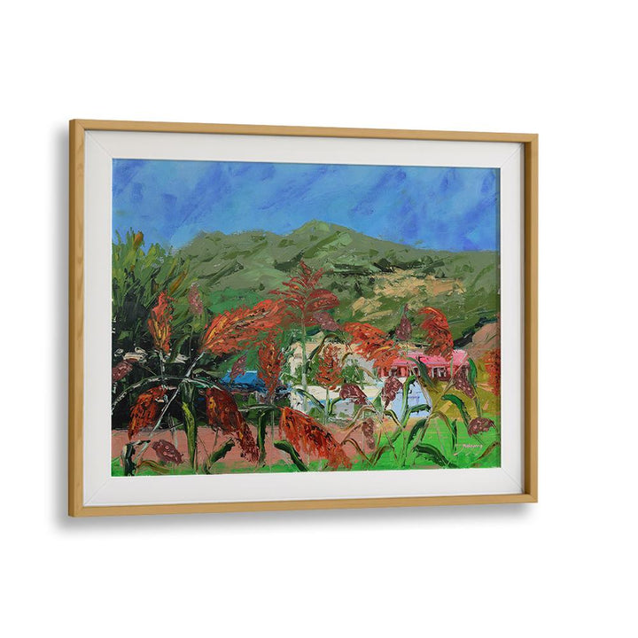 VIBRANT SORGHUM FIELD LANDSCAPE