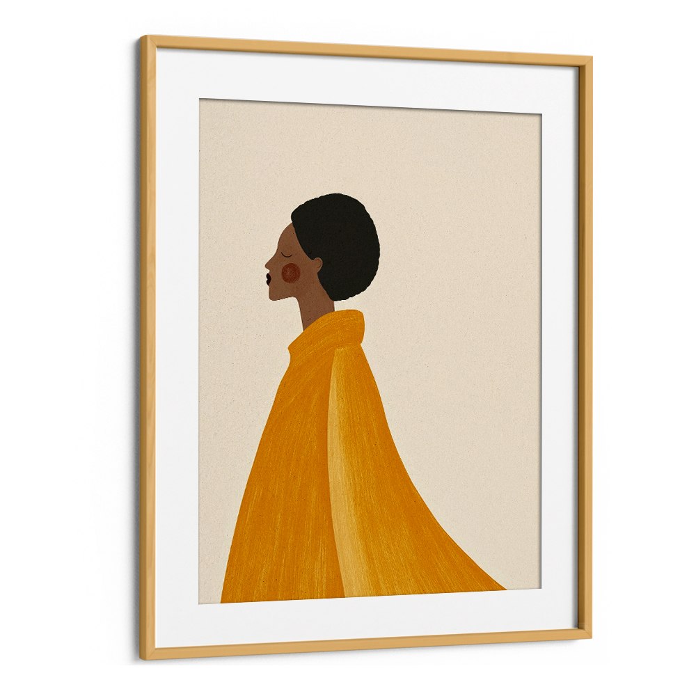 WOMAN IN YELLOW CAPE