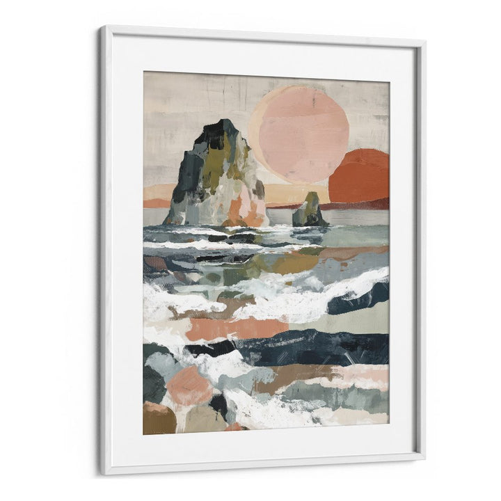 SEA STACK AT SUNSET