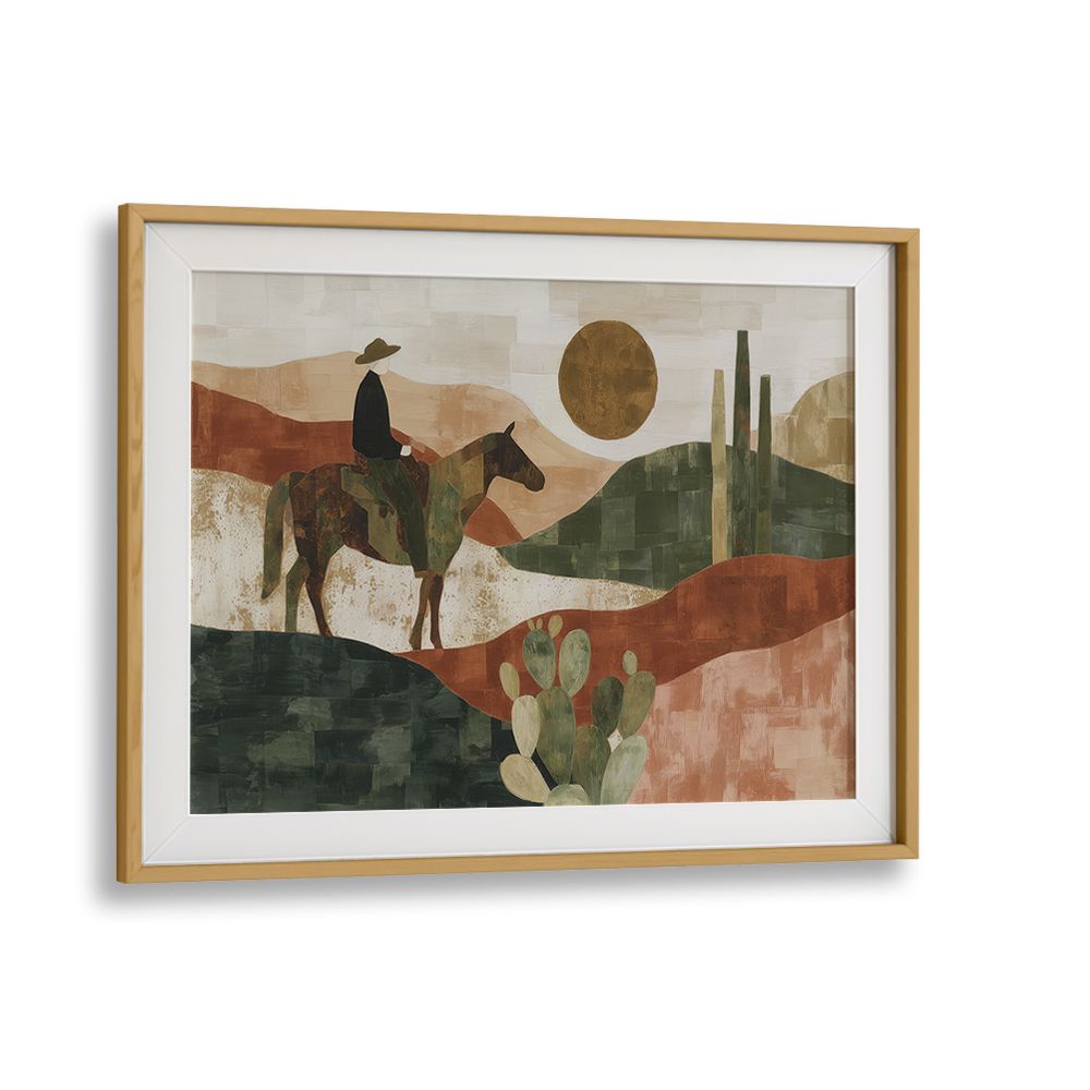 DESERT RIDER AT SUNSET