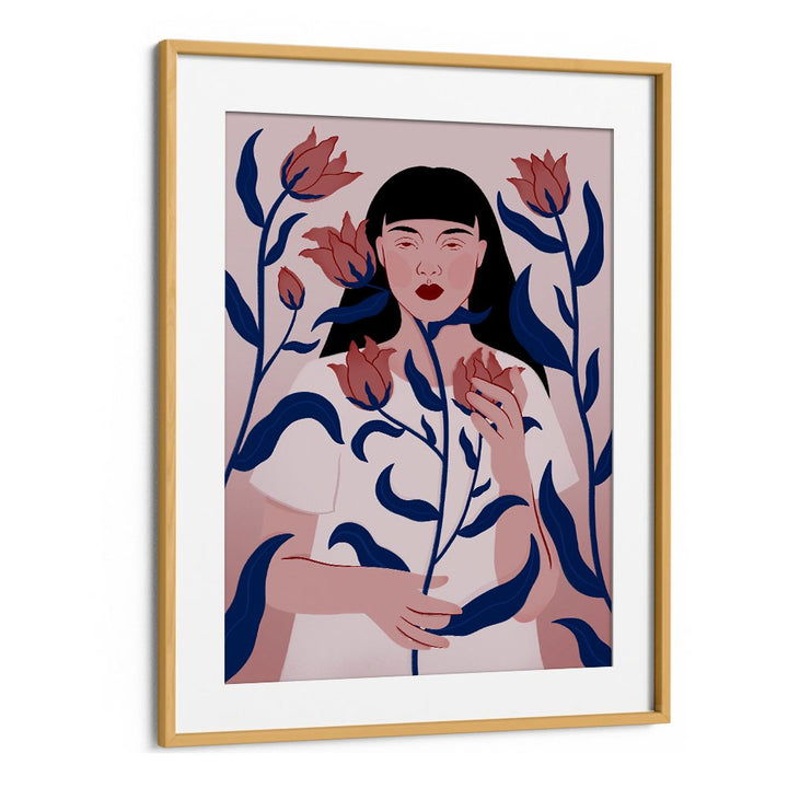 SERENE FLORAL PORTRAIT