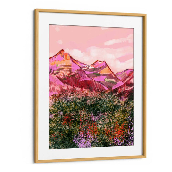 VIBRANT PINK MOUNTAINS