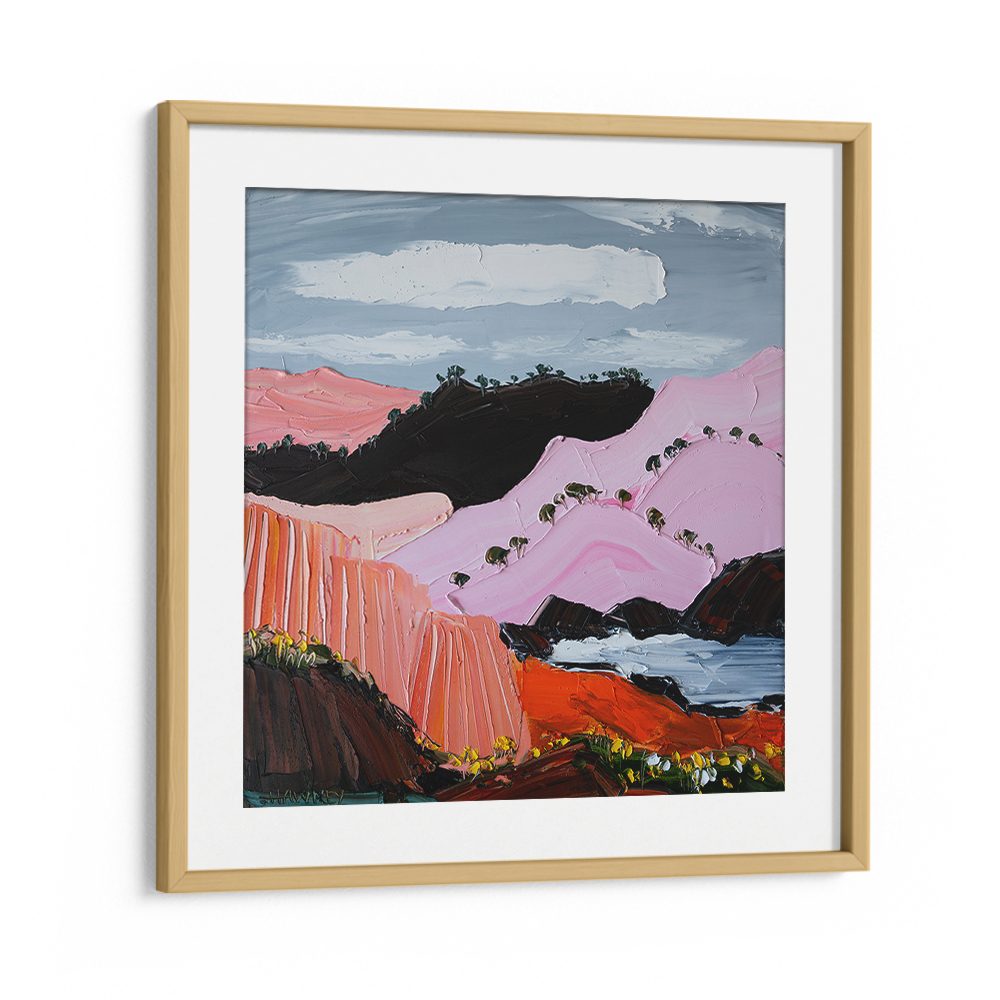 PINK COASTAL MOUNTAINS