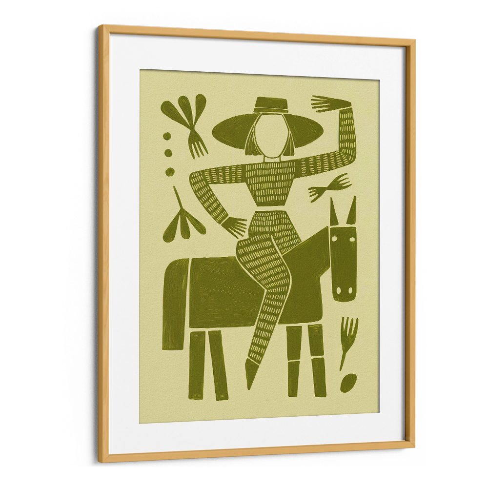 FOLK ART HORSE RIDER