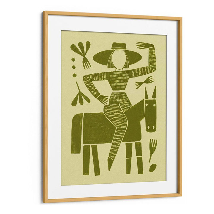 FOLK ART HORSE RIDER