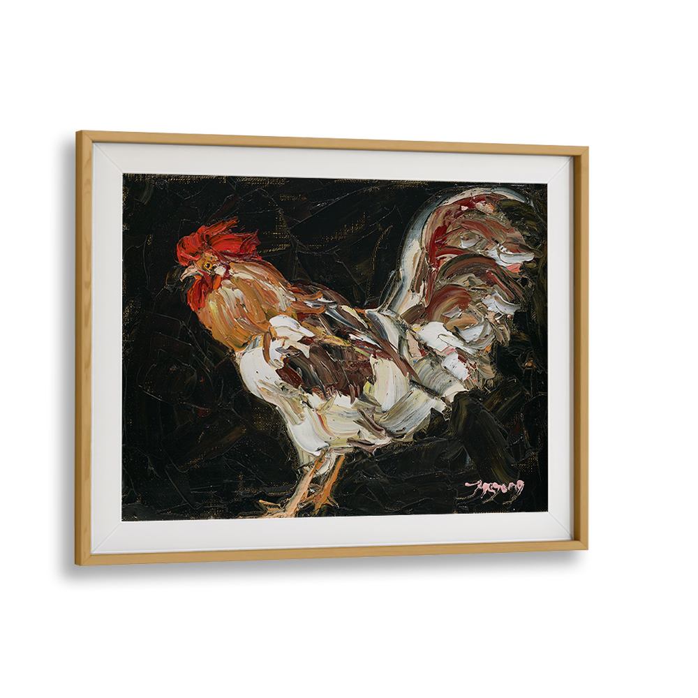 VIBRANT IMPASTO ROOSTER