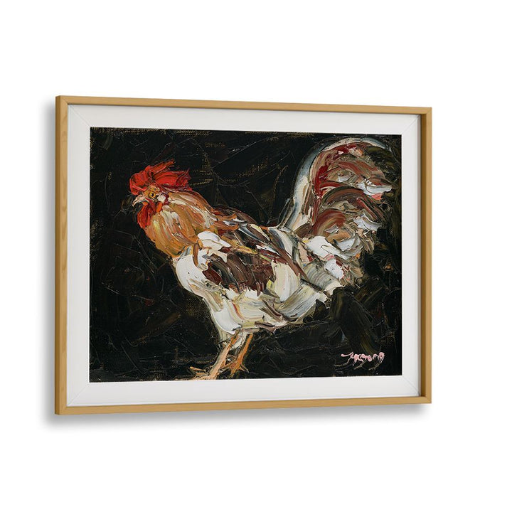VIBRANT IMPASTO ROOSTER