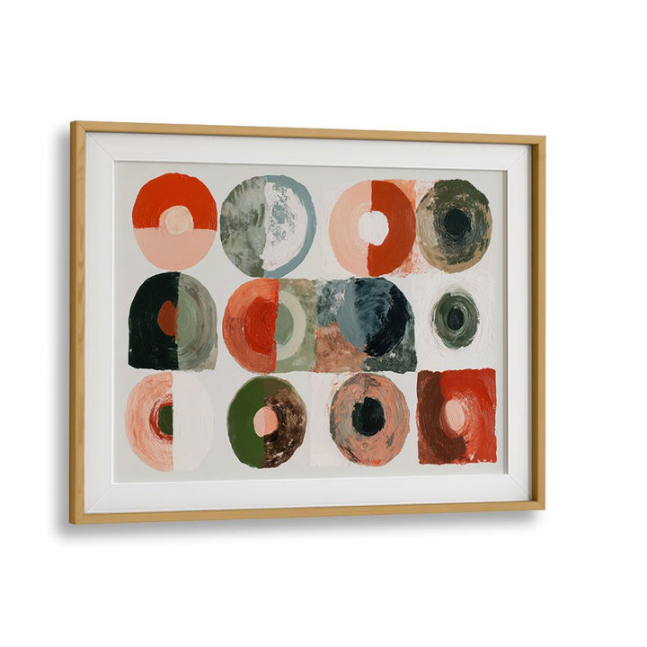 ABSTRACT CIRCLES IN EARTHY TONES