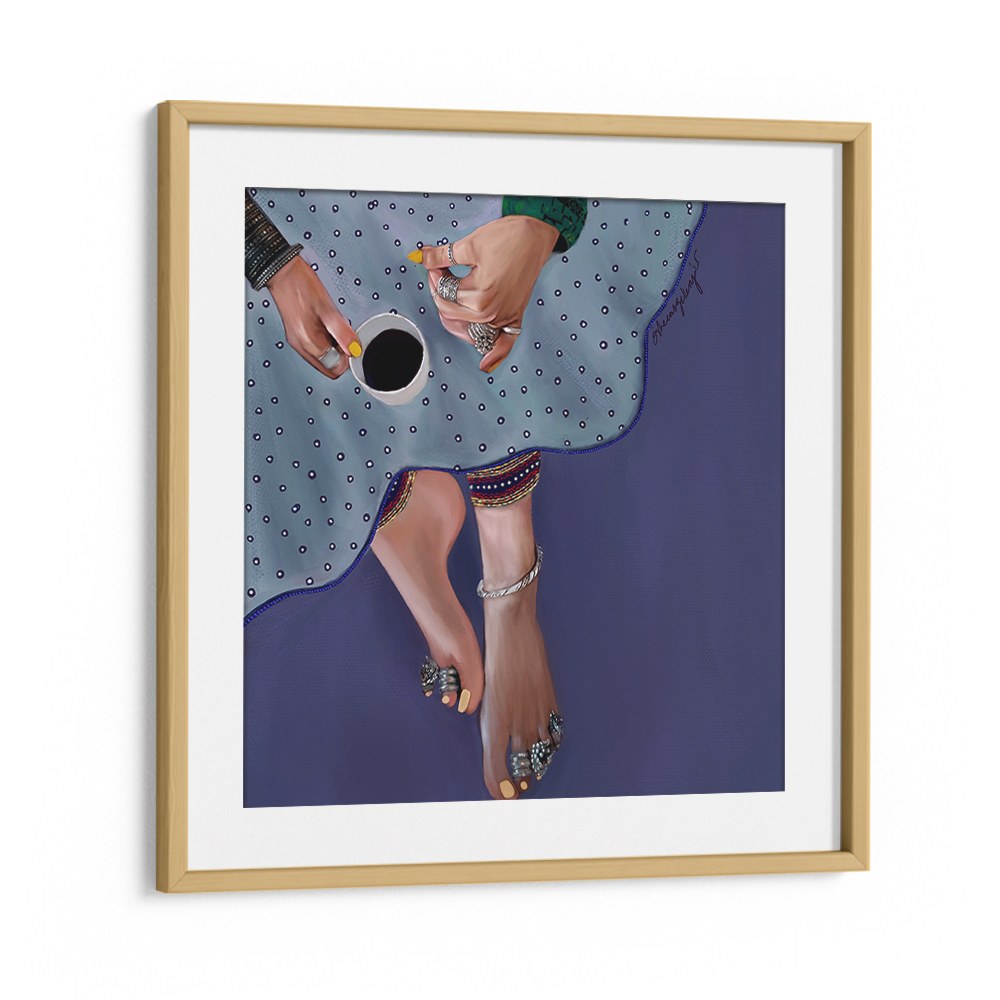 COFFEE WITH ADORNED FEET